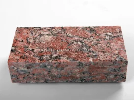 Fűrészelt gránit térkő Rosso Santiago fénykép 7