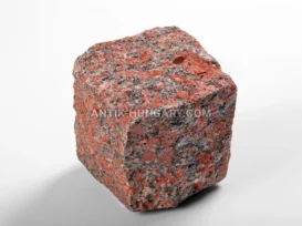Forgácsolt gránit térkő Rosso Santiago fénykép 10