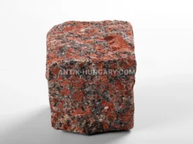 Forgácsolt gránit térkő Rosso Santiago fénykép 11