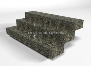Gránit lépcsők Leopard Grey fénykép 1